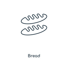 Fototapeta premium bread icon vector
