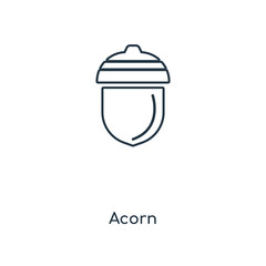 acorn icon vector