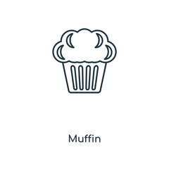 muffin icon vector