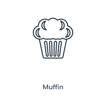 Muffin Icon Vector