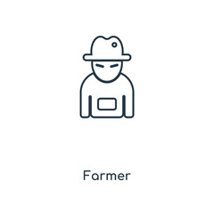 farmer icon vector