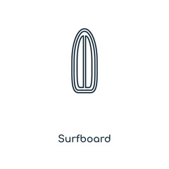 surfboard icon vector