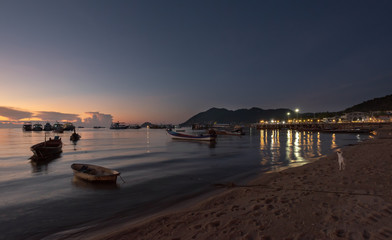 Obraz premium pier at night