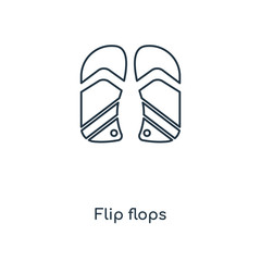 flip flops icon vector