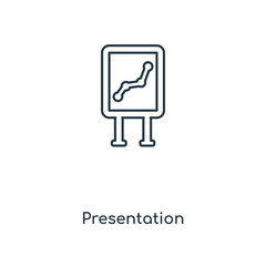 presentation icon vector