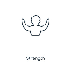 strength icon vector