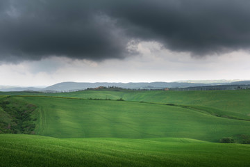 Beautiful landscape from Tuscany, Italy