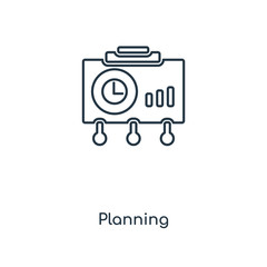 planning icon vector