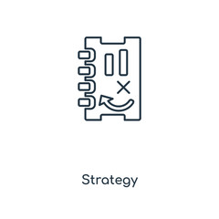 strategy icon vector