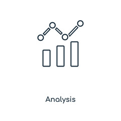 analysis icon vector