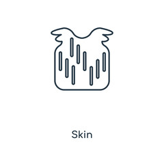 skin icon vector