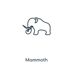 mammoth icon vector