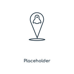 placeholder icon vector