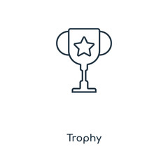 trophy icon vector