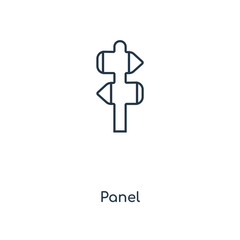 panel icon vector