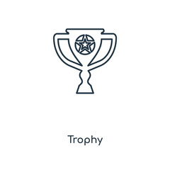 trophy icon vector