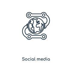 social media icon vector