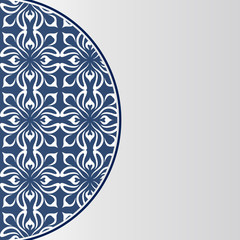 Chinese Porcelain Style Background 