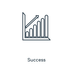 Obraz premium success icon vector