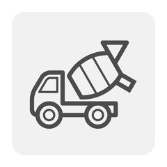 concrete truck icon