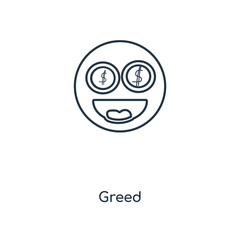 greed icon vector