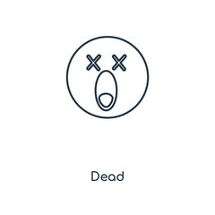 dead icon vector
