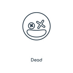 dead icon vector