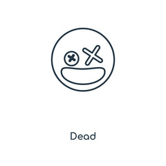 Obraz premium dead icon vector