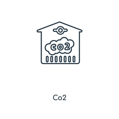 co2 icon vector