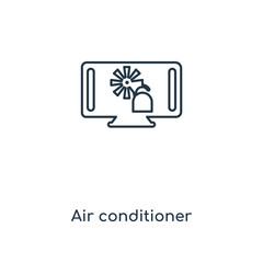 air conditioner icon vector
