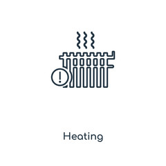 heating icon vector
