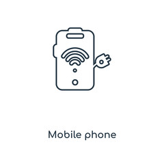 mobile phone icon vector