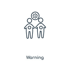 warning icon vector