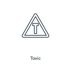 toxic icon vector