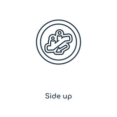 side up icon vector