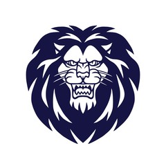  Retro Lion Logo Template Tattoo Design 