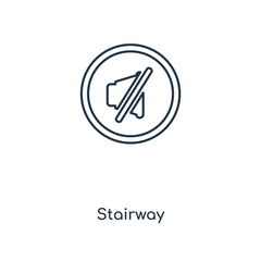 stairway icon vector