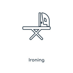 ironing icon vector