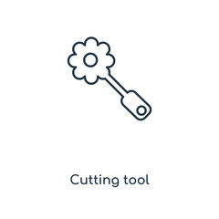 cutting tool icon vector