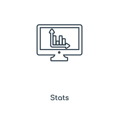 stats icon vector