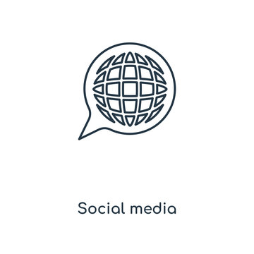 social media icon vector