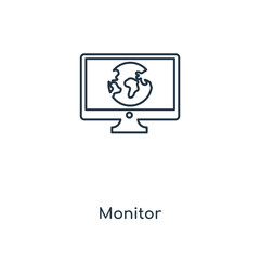 monitor icon vector
