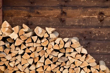 Photo sur Plexiglas Texture du bois de chauffage Bois de chauffage