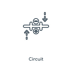 circuit icon vector