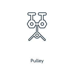 pulley icon vector