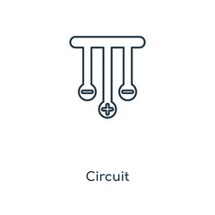 circuit icon vector