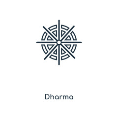 dharma icon vector