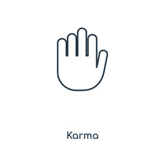 Obraz premium karma icon vector