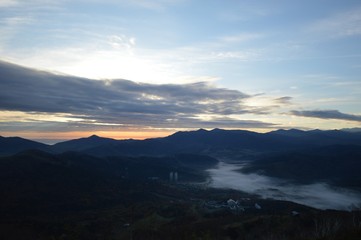Fototapeta na wymiar トマム山と雲海１