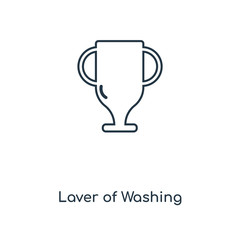 laver of washing icon vector